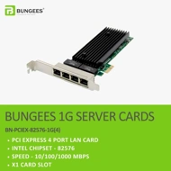 BUNGESS PCI EXPRESS X1 1G 2 PORT LAN CARD