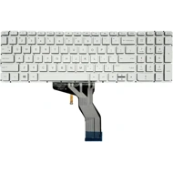 Teksus Laptop Keyboard For HP Pavilion 15AU | 15AB Silver Us (With Backlight)
