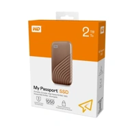 WD EXTERNAL SSD 2TB MY PASSPORT GOLD