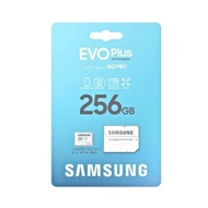 Samsung Micro SD Card 256GB Evo Plus v30 With Adapter For DSLR Camera CCTV Camera and Smart Phone