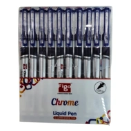 Figo Chrome Liquid Pen 0.6 MM PIPE TIP Blue