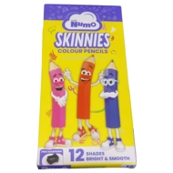 Camlin numo skinnies colour pencil (12 Shades) bright & smooth
