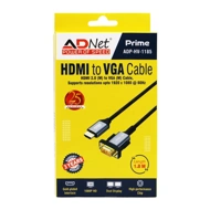 ADNET HDMI (2.0) TO VGA CABLE 1.8MTR ADP-HV-1185