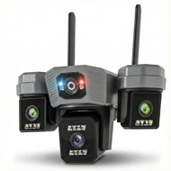 Multybyte 4G 3VU Outdoor Smart AI Camera | Ptz Camera | 4MP Resolution