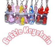 Cute Cartoon Bottle Keychain for Kids | Mini Jar 12pc of packet
