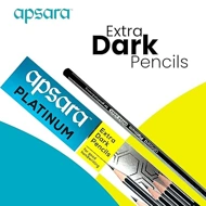 Apsara Platinum Extra Dark Pencils - 10 pieces