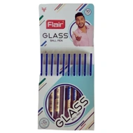 FLAIR Glass Ball Pen, Blue Ink, Writing Instruments