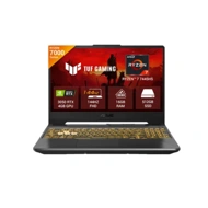 Asus Tuf A15 (FA506NCG-HN199W) Gaming Laptop, AMD Ryzen 7-7445HS, 16 GB RAM, 512 GB SSD, 15.6 Inch FHD Screen, Nvidia RTX 3050- 4GB Graphics, Windows 11 Home, RGB Backlit Keyboard, Graphite Black