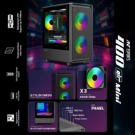 Ant Esports Mini Tower Cabinet (Micro-ATX, Mini-ITX) 400 Air Mini