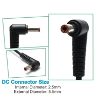 Laptop Adapter DC Cable For Lenovo (5.5x2.5mm)