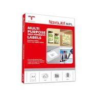 NovaJet Multipurpose Label for Inkjet/Laser Printer 40L Label (Size of Lable 39 mm x 35 mm) in A4 Sheet (100 Sheet)