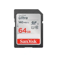 Sandisk SD Card 64GB Ultra For DSLR and Mirrorless Cameras (Open Box)