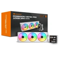 Cougar CPU Cooler Liquid Poseidon Vistek Pro ARGB 360 (White)
