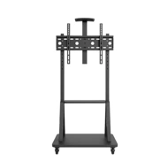 TV Trolly Stand Cart for 32–75 Inch LED/LCD TVs | Height Adjustable | Lockable Wheels | 50kg Load