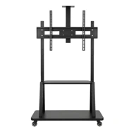 TV Trolly Stand Cart for 55–100 Inch LED/LCD TV | Height Adjustable | Lockable Wheels (YD-1800)