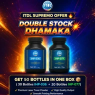 ITDL Laser Toner Powder Combo (IHP036 70gm + IHP077 70gm) Black
