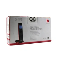 Beetel Wireless Telephone Set X95 (Black/Yellow)