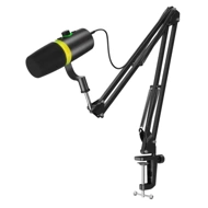DigiTek USB Professional Dynamic Podcast Microphone RGB (DM 701)
