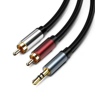 SmartPro Sterio To 2 RCA Cable 1.8M ( Male To Female)