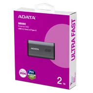 ADATA SE880 2TB EXTERNAL SSD USB-C 3.2 GEN2×2 + USB TYPE-A PORT SPEED UPTO 2000MB/S (5YEAR)