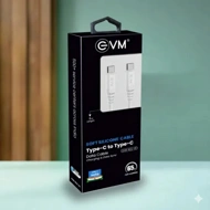 EVM Type C To Type C Charge & Sync Cable SCC-01