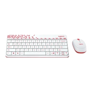 LOGITECH WIRELESS KEYBOARD MOUSE COMBO MK240 NANO WHITE
