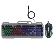 Foxin USB Gaming Keyboard Mouse Combo RGB (Thunder)