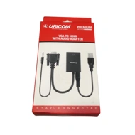 URICOM VGA TO HDMI WITH AUDIO ADAPTER