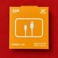 JUST CORSECA JST294 3.0A USB-A to USB Type-C Data & Charging Cable