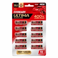 EVEREADY AAA Alkaline Battery Ultima (Pack of 10)