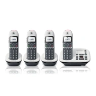 Motorola Wireless Telephone Set with answering Machine (4-Handset) CD5014+
