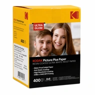 Kodak Picture Plus Paper 4x6 Ultra Glow Photo Paper 400 Sheets Glossy (260gsm)