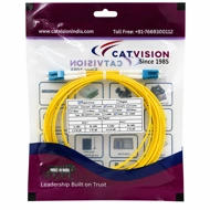 CATVISION FIBER PATCH CORD LC/UPC-LC/UPC DUPLEX 2.0mm 5m