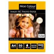 Nice Colour Inkjet RC Glossy Photo Paper A4 (210 x 297) RC Glossy 270 GSM 50 Sheets