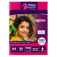 Nice POLO Digital Paper Inkjet RC Matt Photo Paper A4 275 GSM 50 Sheets