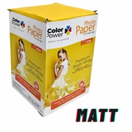 Colour Power RC inkjet Photo Paper Premium Bright White 270 GSM (50x8 =400 Sheets) 4\