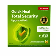 Quick Heal Total Security 5 User 3 Year Antivirus Renewal (With Activation Scheme)