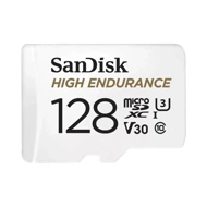 Sandisk Micro SD Card 128GB High Endurance For DSLR With Adapter (Open Box)