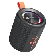 Portronics SONO (POR 2672) 10W Portable Bluetooth Speaker with HD Sound, Passive Radiator Bass, RGB LED Lights, TWS Mode, Bluetooth 5.4, Type-C Fast Charging, Built-in Mic & Up to 7H Playtime (Black)