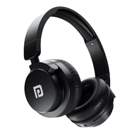 Portronics Muffs M2 Bluetooth Headphones On Ear with Upto 40 Hrs Playtime, 40mm Dynamic Drivers, AUX 3.5mm, Powerful Bass, Laptop & PC Support, Type C Charging Port, Foldable Design(Black) (POR 1882)