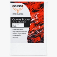 PICASSO Canvas Board 4x6 Inch | 10x15 cm
