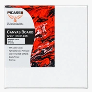 PICASSO Canvas Board 6x6 Inch | 15x15 cm