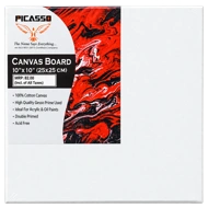 PICASSO Canvas Board 10x10 Inch | 25x25 cm