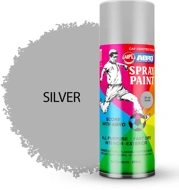 ABRO 36 Silver Spray Paint 400ml – Fast Drying Multipurpose Aerosol Paint for Metal, Wood & Automotive Use