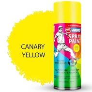 ABRO 41 Canary Yellow Multipurpose 400 ML DIY Spray Paint Can With Trigger Gun Hand Grip Multi-Surface Applications Metal, Wood, Wall Aerosol Paintings