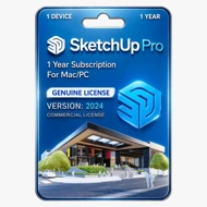 SketchUp Pro 2024 Mac/PC Original License 1 Year