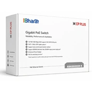 CP-Plus Poe Switch 24 Port (24 GE + 2 GE + 2 SFP Port) CP-DNW-GPU24G2F2-30