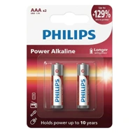 PHILIPS AAA Alkaline Battery (Pack Of 2)