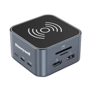 Honeywell Type C Docking Station 12 in 1 (USB | Type C | HDMI | Lan | Aux | Sd Card) (Open Box)
