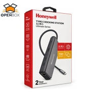 Honeywell Type C Docking Station 11 in 1 (USB | Type C | HDMI | Lan | DP | Aux | SD Card) (Open Box)